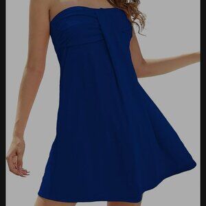 💰Make an offer, bundle and save💰 NWT Royal Blue Strapless Dress